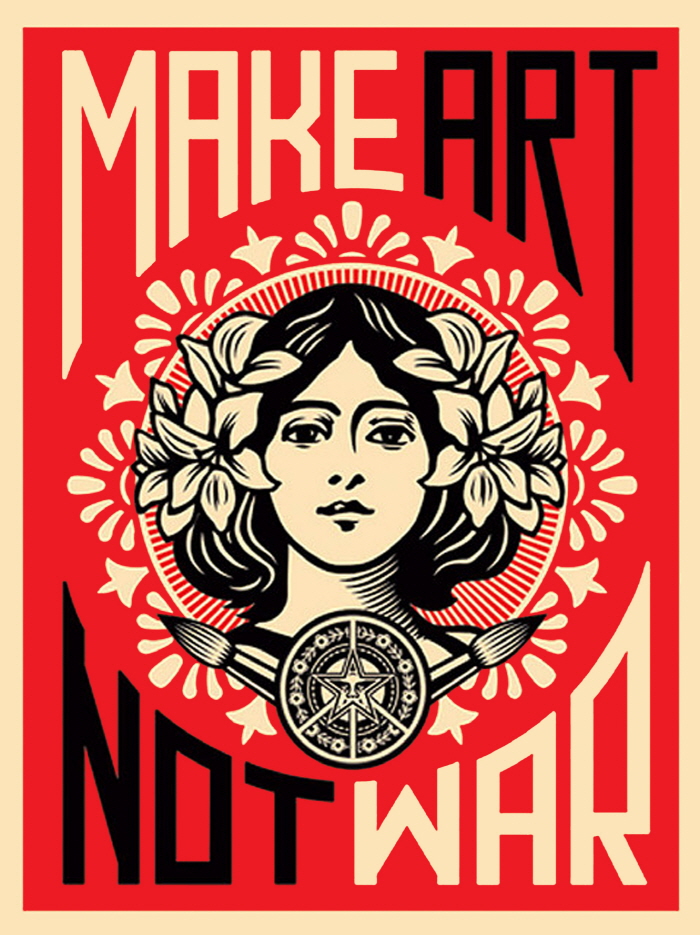 Peace Girl(Make ArtNot War),2005.jpg