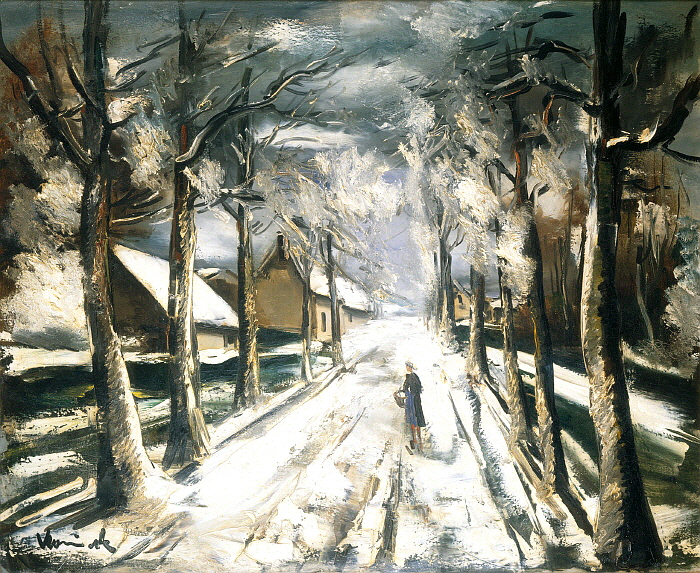 사본 -39 - La Route sous la neige, 1931, oil on canvas, 81 x 100.5 cm.jpg