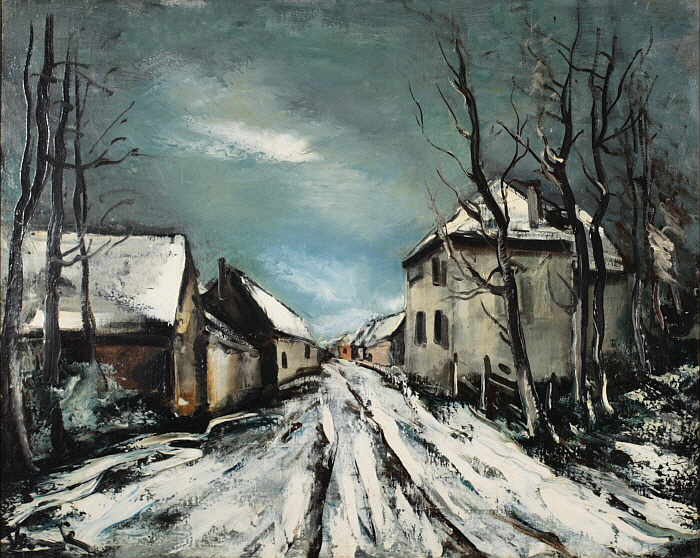 사본 -38 - Village sous la neige, 1930-35, oil on canvas, 65.5 x 81.5cm.jpg