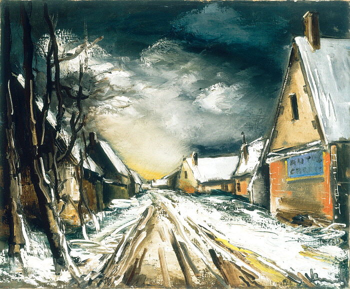 30 - Rue de village en hiver, 1928-30, oil on canvas, 60 x 73 cm.jpg