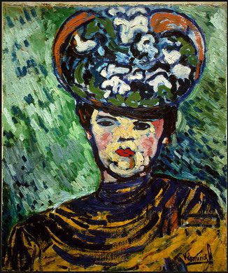 Vlaminck, Maurice de (1876-1958) - 1905 Woman with a Hat (National Gallery of Art, Washington DC).jpg