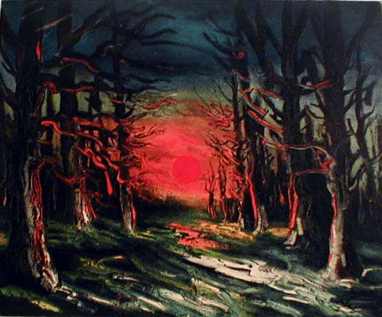 Sunset in the Forest of Senoches (1938).jpg