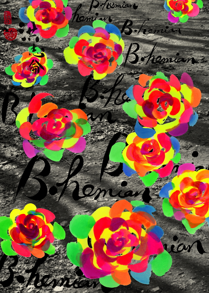 홍지윤, Bohemian Edition-Bohemian in the wind, 2008, C-print mounted on plexiglas.jpg