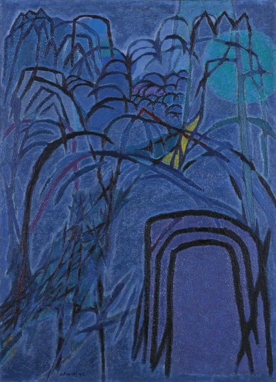 김환기, 산, 1958, 캔버스에 유채, 100x73cm.jpg