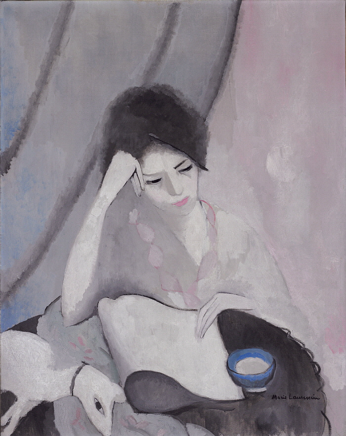 책읽는 여인, 1913년경, 캔버스에 유채, 91.5x72, Musee Marie Laurencin.jpg