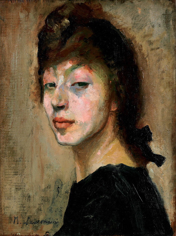 자화상, 1905년경, 목판에 유채, 40x30, Musee Marie Laurencin.jpg