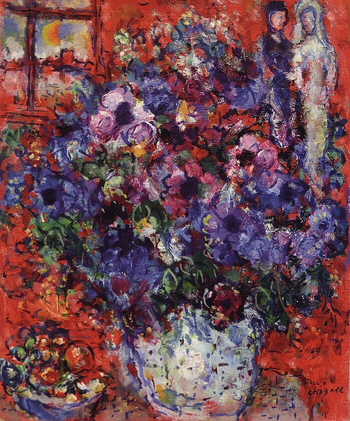 6]붉은 배경의 꽃다발 Bouquet of Flowers on Red Background.jpg