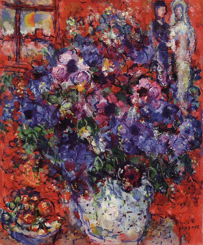 6]붉은 배경의 꽃다발 Bouquet of Flowers on Red Background.jpg