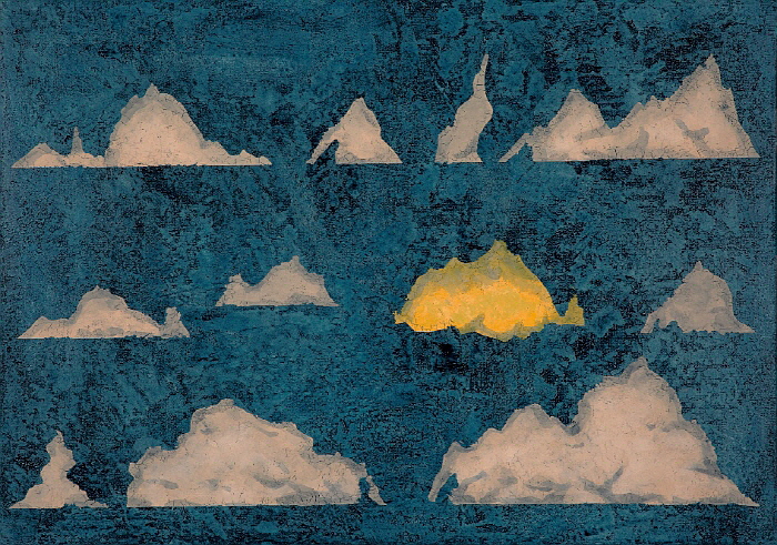 독도연주, 이종송, 흙벽화위에 천연안료, 91 x 65cm, 2018.jpg