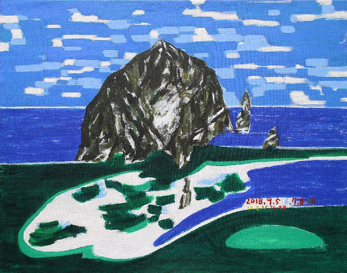 독도 1, 서용선, Acrylic on canvas, 130.3x162.2cm, 2018.jpg