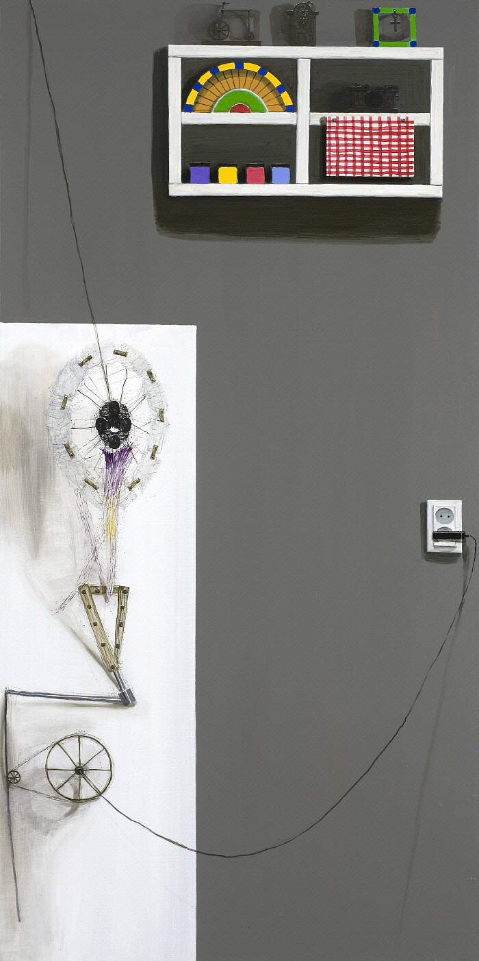김명실_Vision, 2011, Oil and Acrylic on Canvas, 193.9×97.0cm.jpg