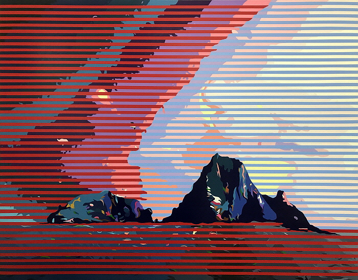 하태임, Dokdo 독도, 91x116.8 cm, Acrylic on Canvas, 2017.JPG