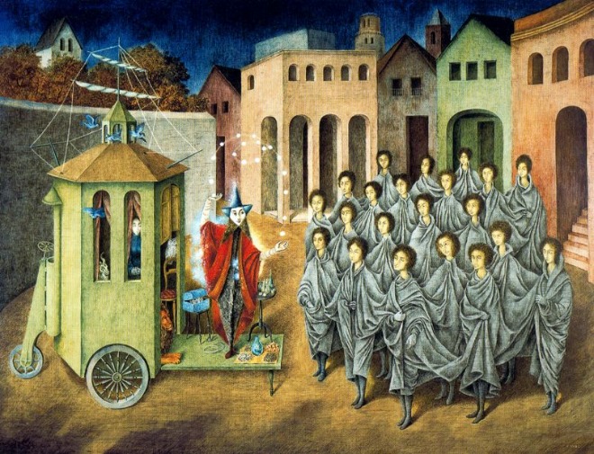 저글러, 1956, 캔버스에 유화와 아크릴.jpg