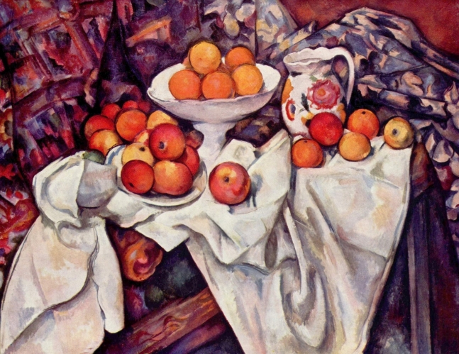 세잔 '사과와 오렌지가 있는 정물'(1895~1900년경) c오르세미술관.jpg