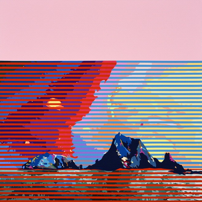 하태임, 섬, 100x100cm, Acrylic on Canvas, 2019 .jpg