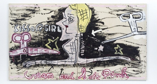 Sissor Girl, 2017, Rose Wylie.jpg