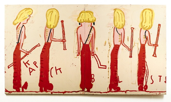 NK (Syracuse Line Up), 2014, Rose Wylie.jpg