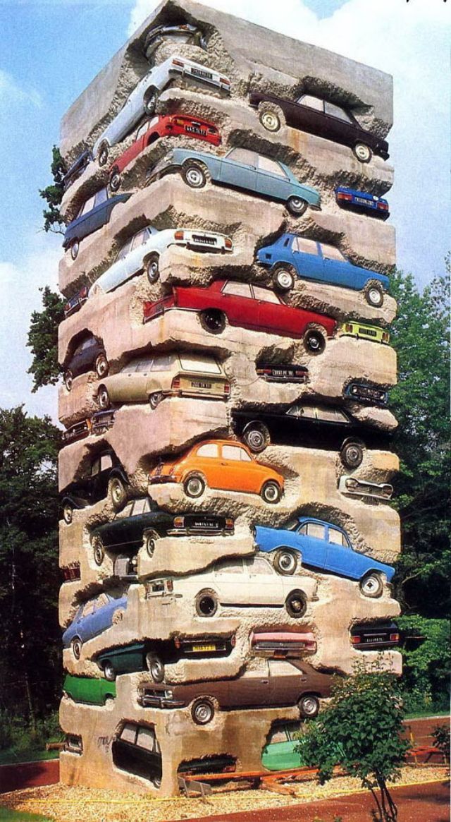 arman longterm parking, 1982.jpg