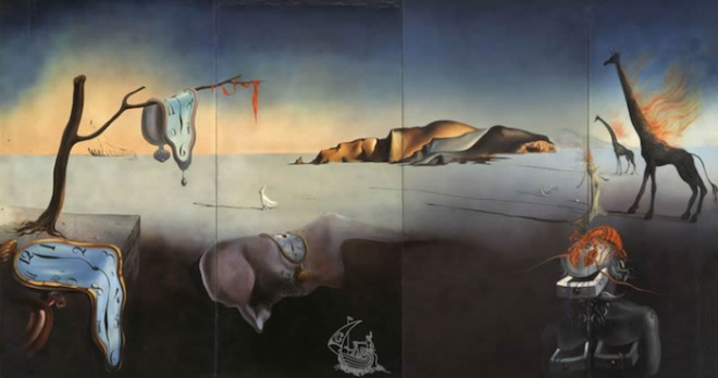 The Dream of Venus. c. 1939 Technique: Oil on canvas on 4 Masonite ® boards Dimensions: 240 x 480 cm Total measures. Each boards measures 240 x 120 cm Signature: Unsigned and undated Location: Hiroshima Prefectural Art Museum, Hiroshima.png