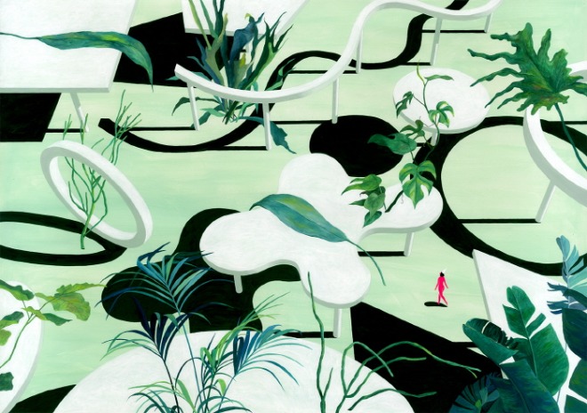 8. 식물들의 침묵, 42x59.4cm, Gouache on paper, 2021.jpg