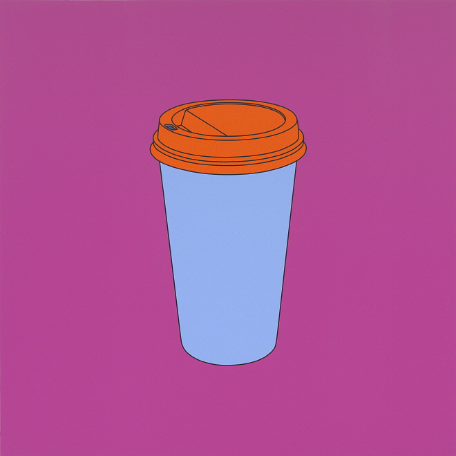 ⓒUntitled (take away cup), 2012_Michael Craig-Martin. Courtesy of Gagosian.jpg