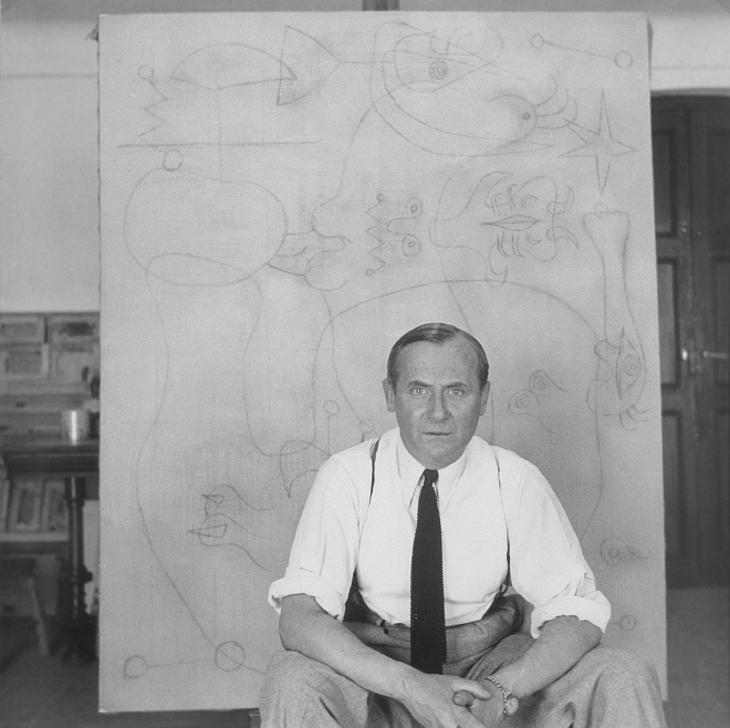 Joan Miro, 1944, ⓒ Hereus de Joaquim Gomis. Fundació Joan Miró, Barcelona.jpg
