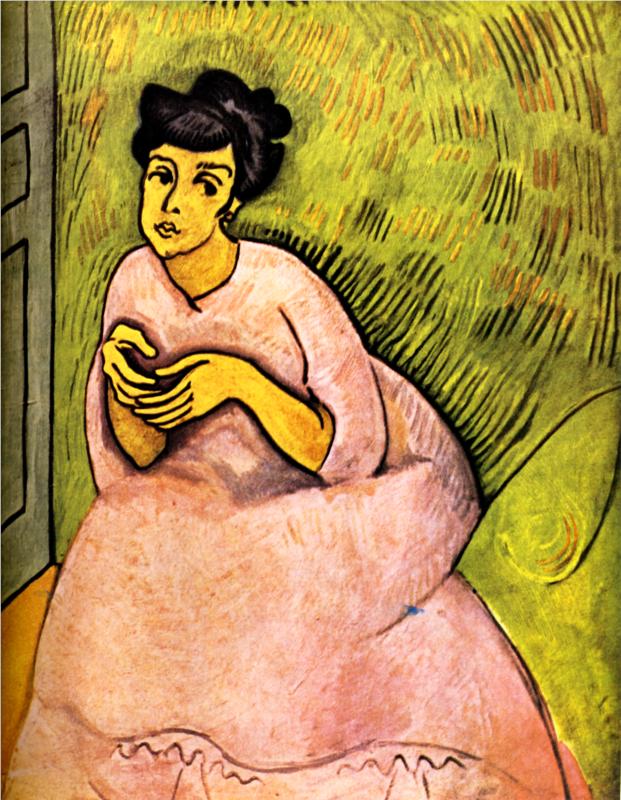 The Woman in Pink, 1908,   oil on canvas , 65 x 81 cm.jpg