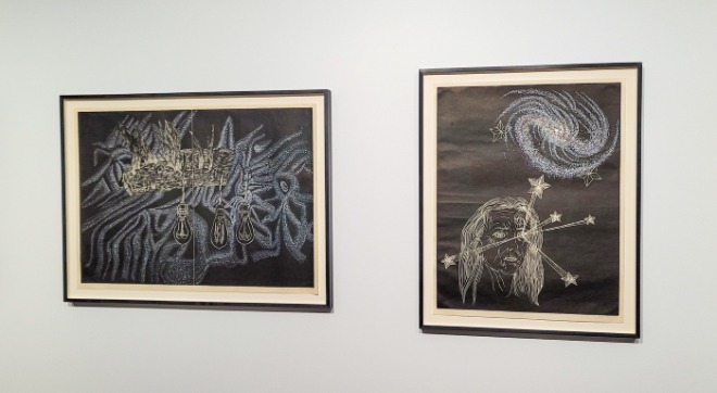 Kiki Smith, Whirling 2, 2022, ink, acrylic paint on paper.jpg