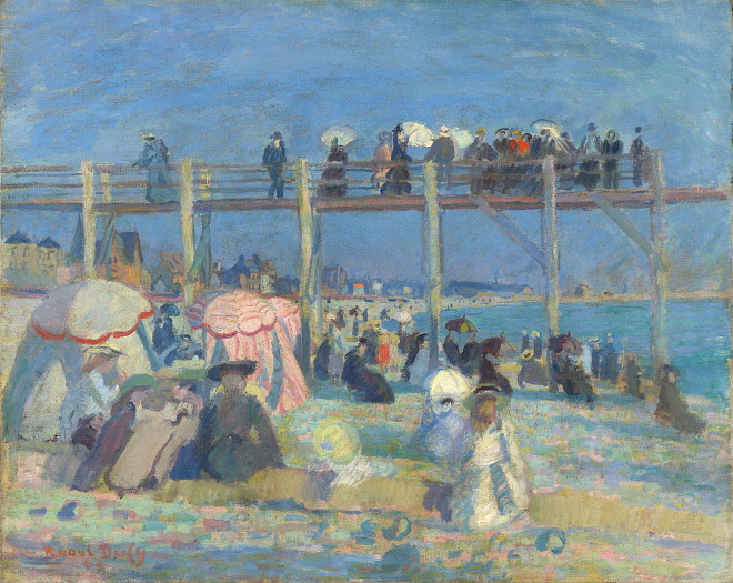 La plage de Sainte-Adresse, 1904.jpg