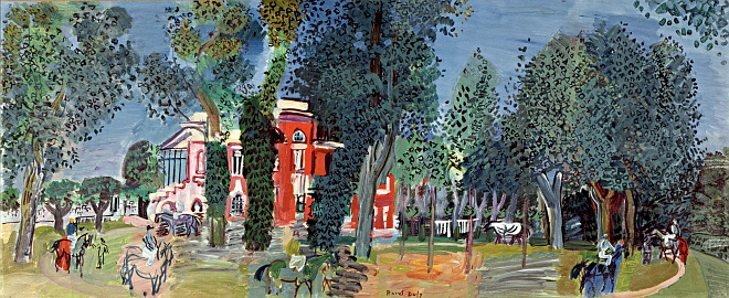 Le paddock à Deauville, 1930.jpg