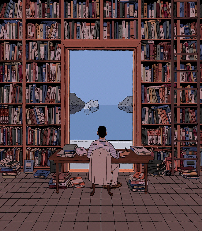 A LIBRARY BY THE TYRRHENIAN SEA.jpg
