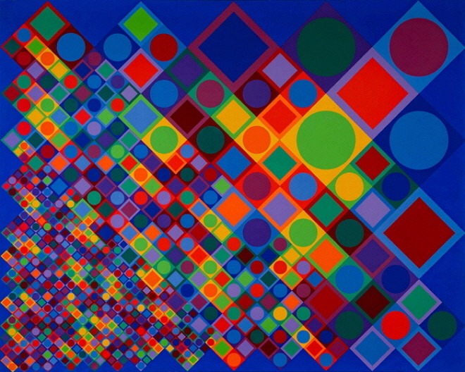 [포맷변환][크기변환]Victor Vasarely, 1964-1974, Marsan-2, Vasarely Museum, Budapest.jpg