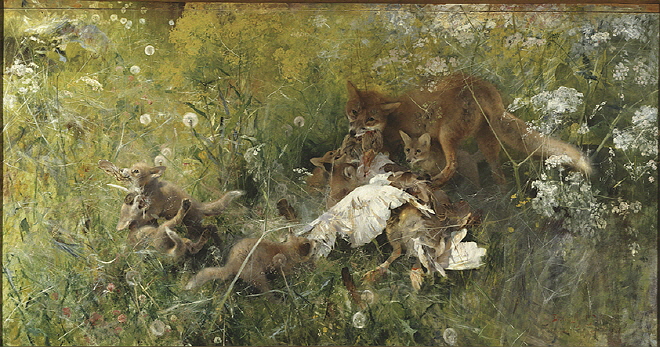 Bruno Liljefors_A Fox Family_low.jpg