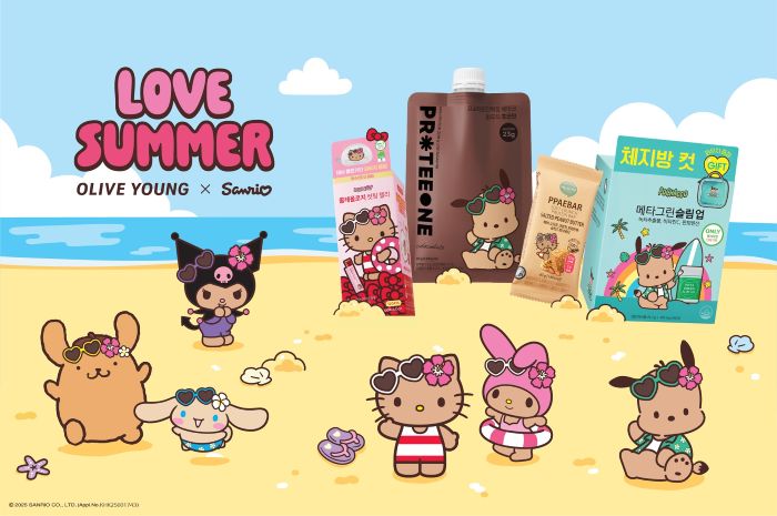 [CJ올리브영] ’올리브영 X 산리오캐릭터즈’ 러브 서머(Love Summer) 컬래버레이션 대표 이미지.jpg