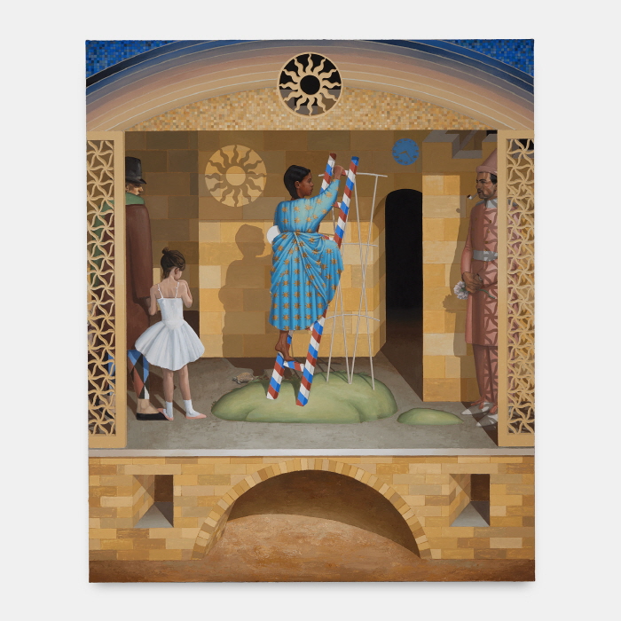 〈황금기〉, 2023, 린넨에 오일 템페라, 200 × 165 cm, 개인 소장. 사진_ 작가 및 갤러리바톤 제공 . 사진_ 작가 및 갤러리바톤 제공_[700].jpg