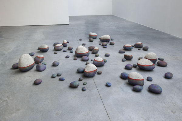 03%20Gana%20Art,%20Lionel%20Esteve,%20Untitled,%20Variable%20dimensions,%2084%20stones,%20watercolor,%20acrylic%20varnish,%202014.jpg