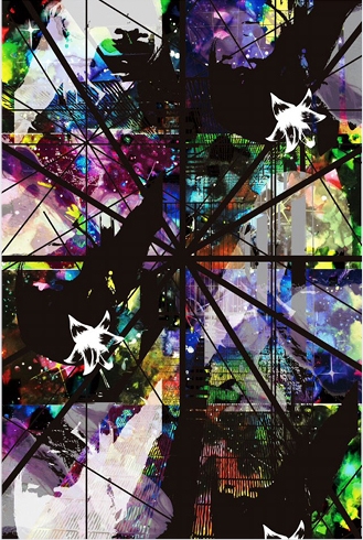 [겨울에 푸른 봄 展] 작가-전원경, 우주 속 매개체, digital printing, 80 x 120 cm.jpg